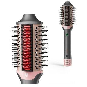 Webeauty 2 in 1 High Speed Hair Dryer Brush Straightener Comb One Shot Cool